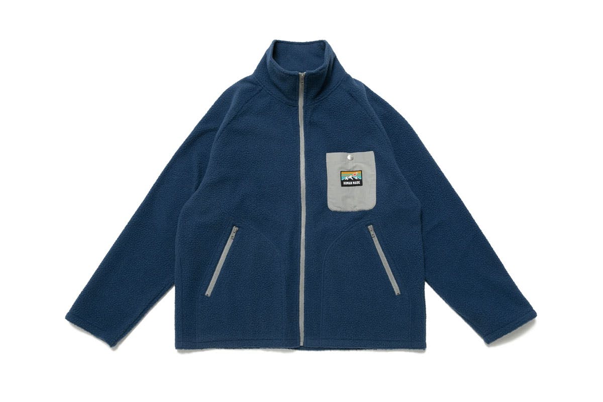 human made fleece jacket